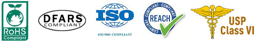 ROHS, DFARS, ISO, REACH Compliances